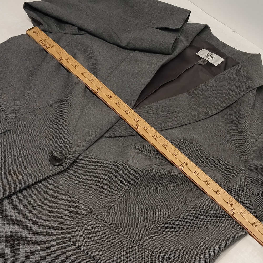 Le suit Woman Crepe One button Notch-collar Blazer/jacket plus size 18W - Picture 7 of 13